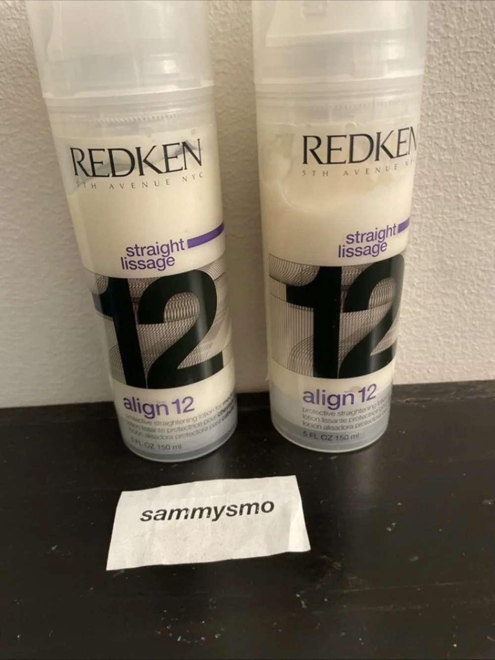 Redken Straight Align 12 Protective Straightening Lotion 5 oz x2 Discontinued